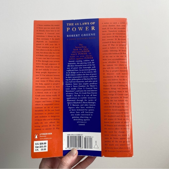 The 48 Laws of Power by Robert Green Paperback - Picture 5 of 5